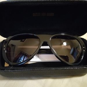 CUTLER AND GROSS of London black unisex sunglasses